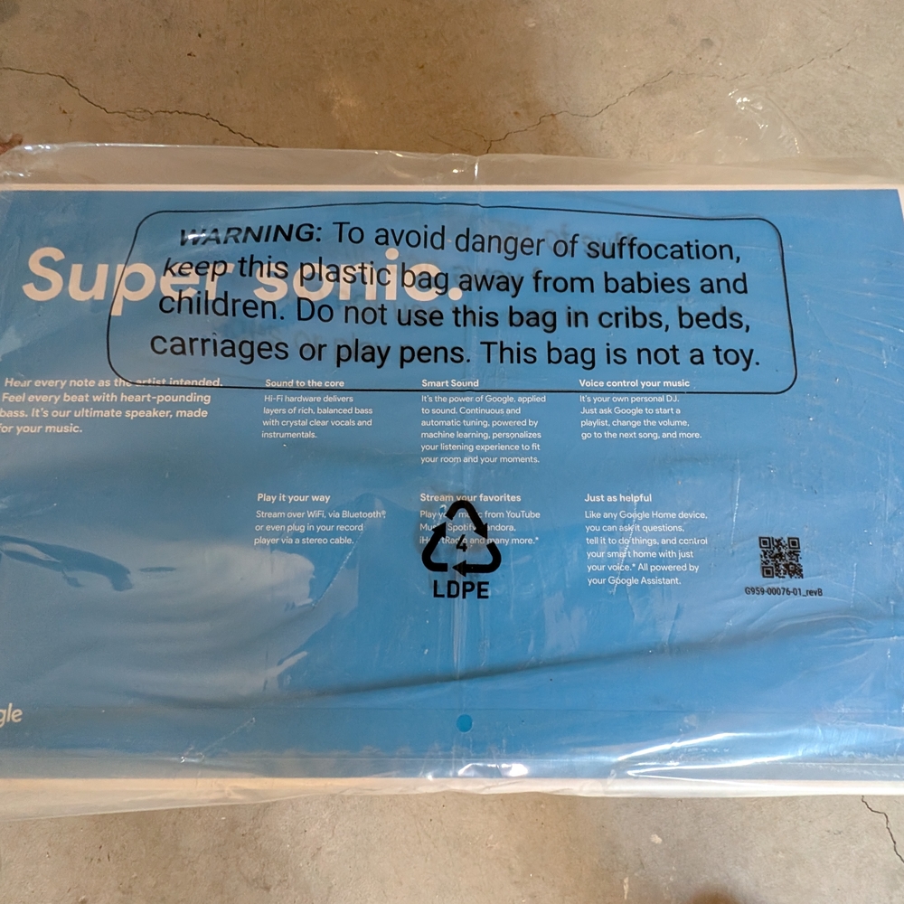 Unopened Box-Google Home Max Speaker - Picture 4 of 4